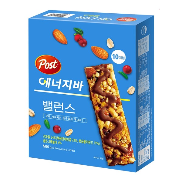 ポスト エナジーバーバランス 50gx10個x10箱