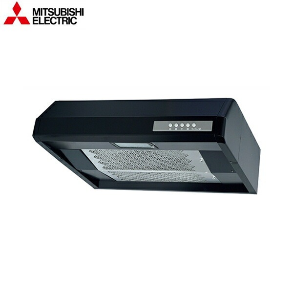 V-37KCP6-BK レンジフード 浅形 高静圧丸排気タイプ 右排気専用 ブラック