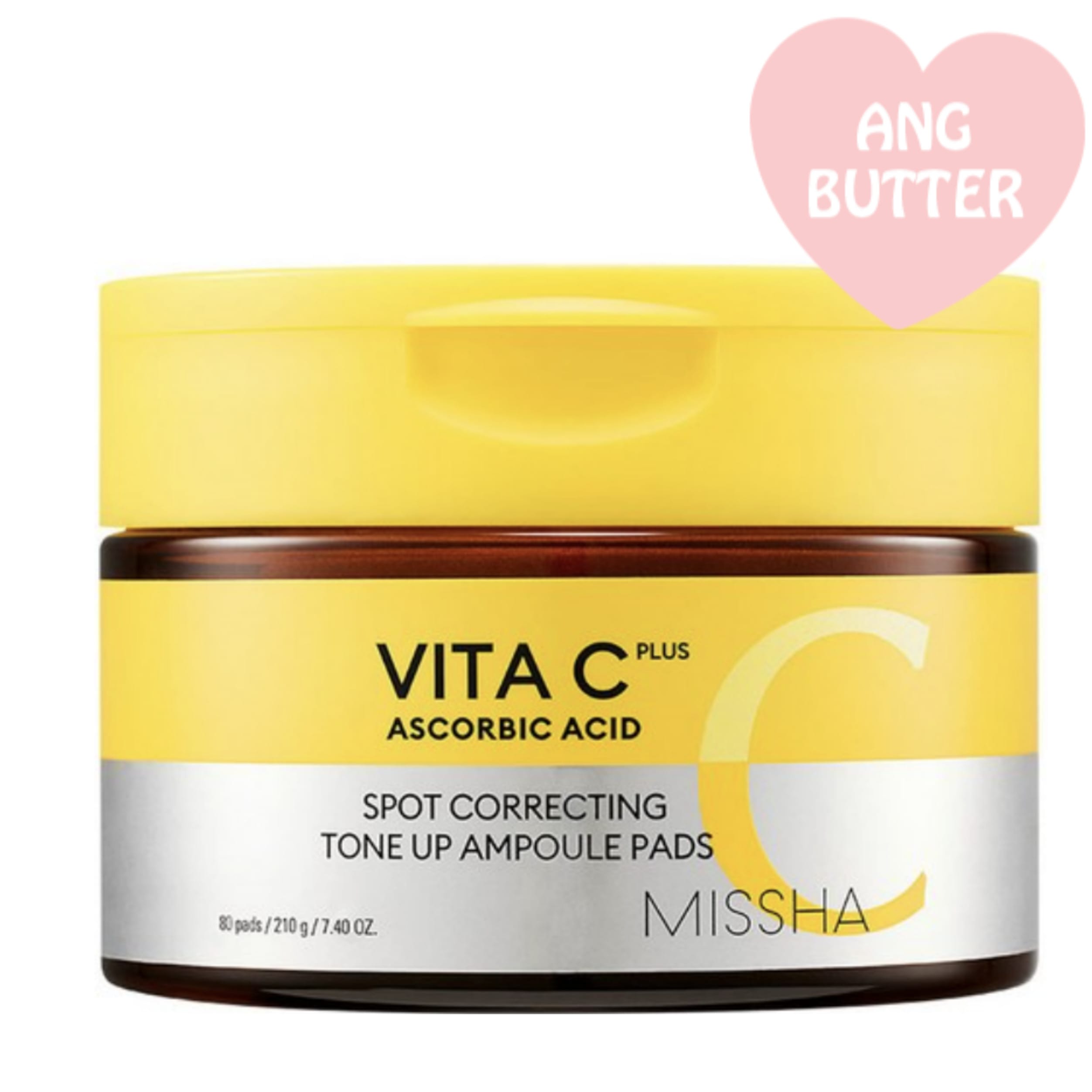 VitaC プラス ザクティーシー トーンアップ アンプルパッド 80枚 (シミくすみケア/韓国コスメ)