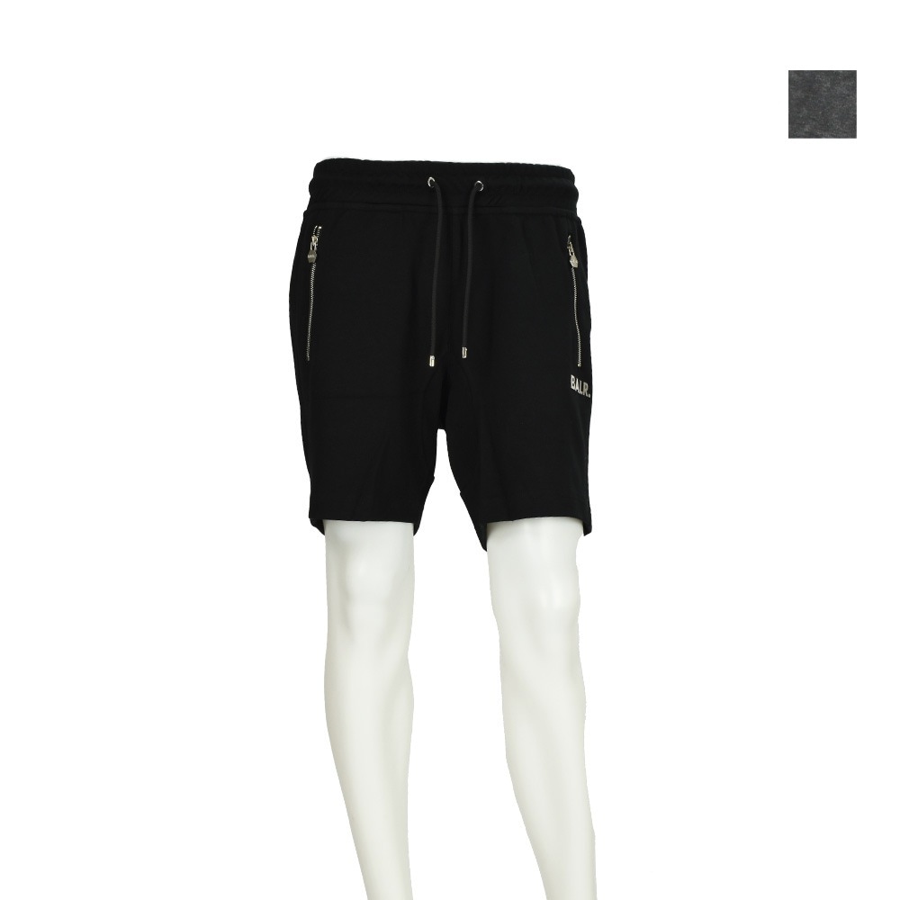 ボーラー ハーフパンツ メンズ ショーツ スウェットパンツ ブラック ビンテージウォッシュ BALR. Q-SERIES SWEAT SHORTS RENEWED【b14311003blk-vin】