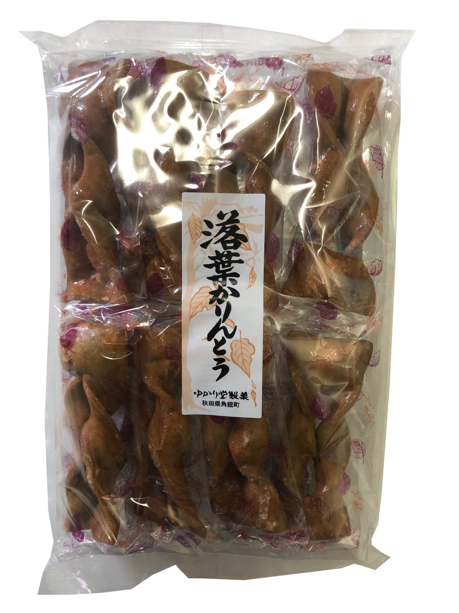 ゆかり堂製菓 落葉かりんとう 8本×10袋