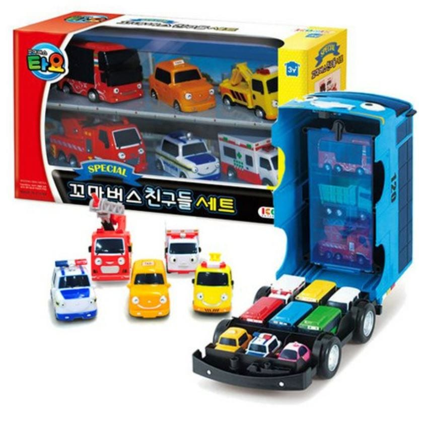タヨ ミニカー キャリア おもちゃ (+6種のミニカー)