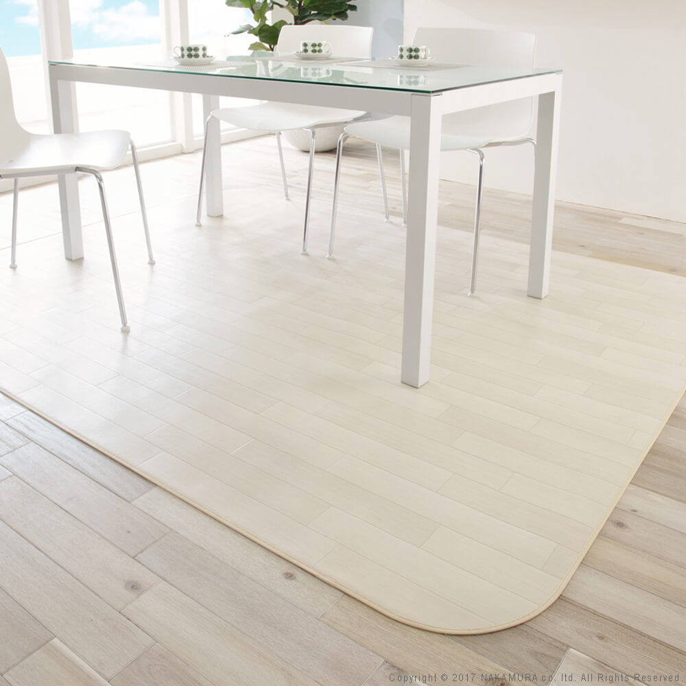 ラグ カーペット マット 木目調 防水 抗菌 防カビ 防汚 日本製 フローリング 床暖房ホットカーペット対応 300x182cm