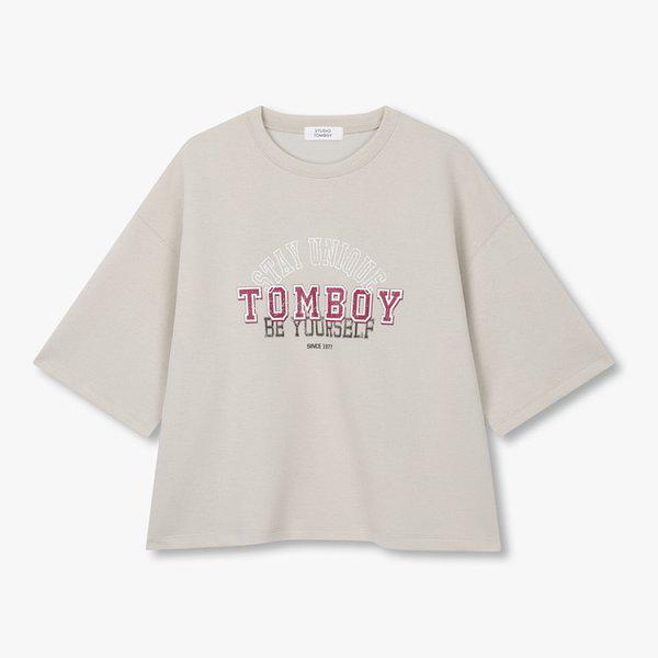[26夏] トムボーイレタリング半袖Tシャツ(9176222992)
