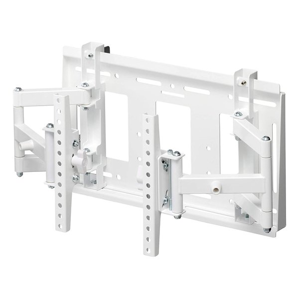 テレビ用壁掛金具 前後チルト左右首振りタイプ ホワイト 50V型 MH-475W