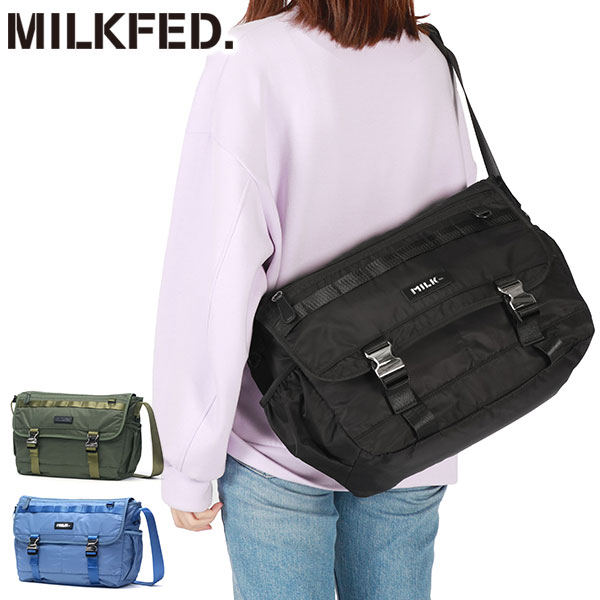 レディース 大容量 斜めがけ 大人 大きめ PC パソコン A4 学生 LOGO PLATE MESSENGER BAG 103241053006