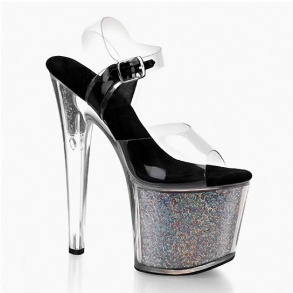 超ハイヒールサンダル ストラップ パーティー サンダル 痛くない レディース 厚底サンダル ピンヒール キャバ 歩きやすい 靴 結婚式 ナイト 演出