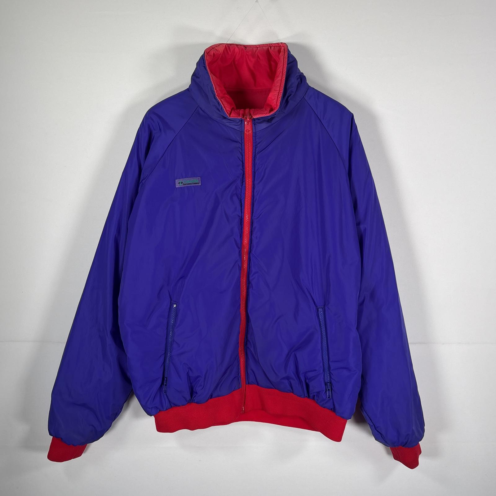 古着 80s～90s/80年代～90年代 ヴィンテージ ナイロンジャケット リバーシブル XL パープル メンズ