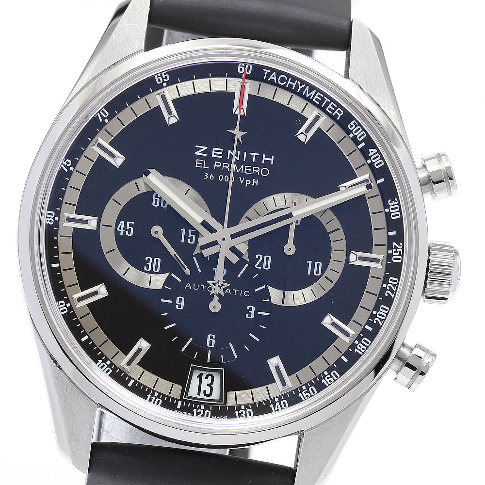 ゼニス ZENITH 03.2040.400/21.C496 エルプリメロ 36000VPH クロノグラフ 自動巻き メンズ 箱・保証書付き_900514【中古】