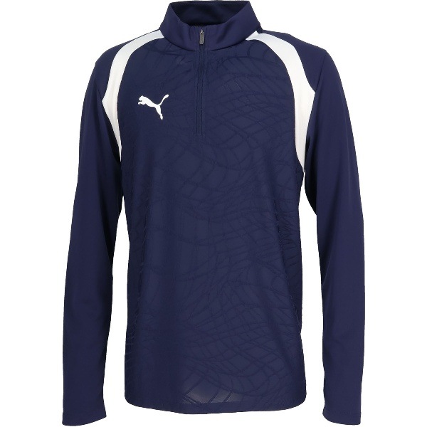 PUMA プーマ TEAMFINAL TR 1／4 ジップトップ サッカー 半袖Tシャツメンズ 660973-06