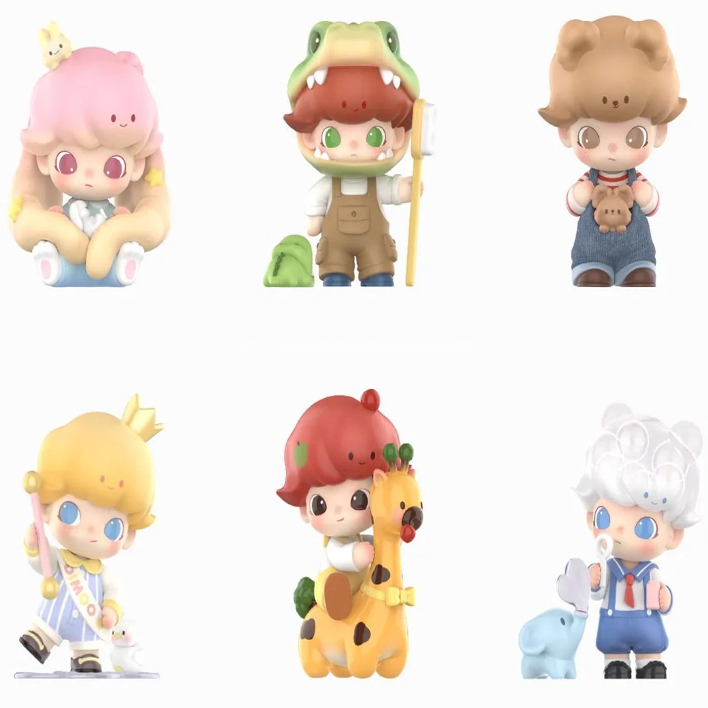 公式正規品POPMART DIMOO アニマルキングダムシリーズ カプセルトイ ブラインドボックス かわいいペンダントギフト