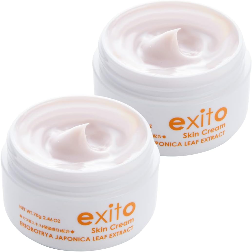 お得な2個セット エクシート スキンクリーム ７０g×2個 ビワの葉エキス配合保湿クリーム
