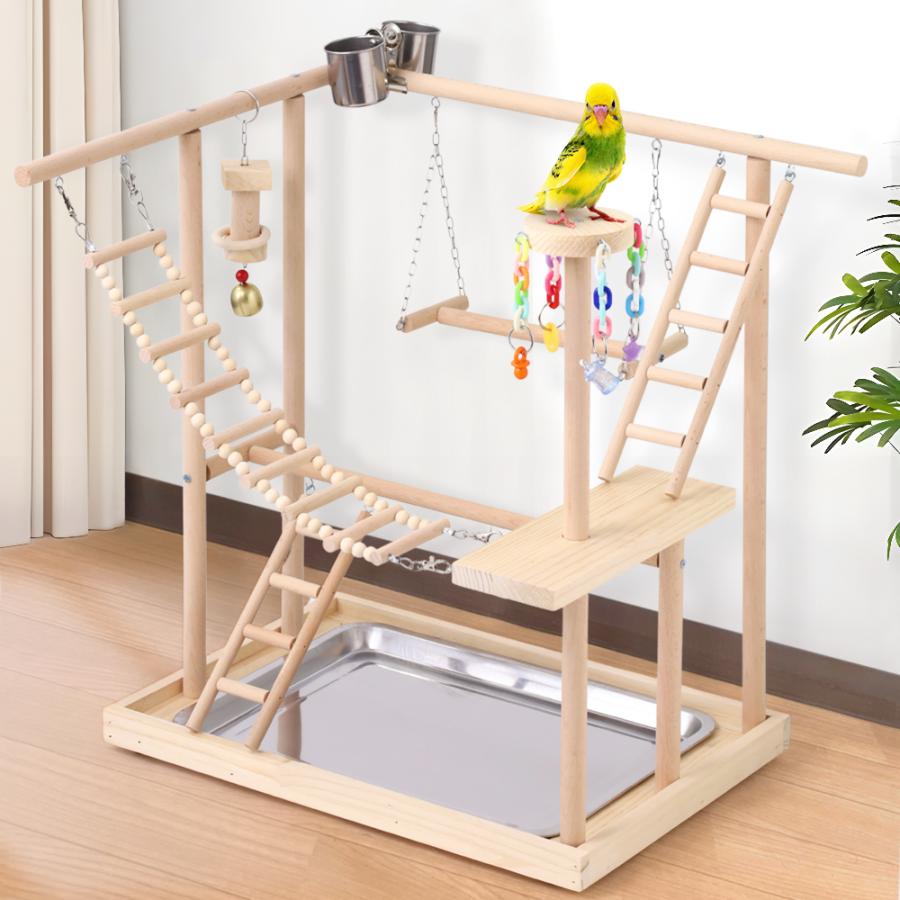 【即納】 鳥止まり木 止まり木 鳥 インコ 鳥用パーチ 止まり木スタンド とまりぎ オウム 鳥スタンド おもちゃ アスレチック 遊び場 吊り下げ