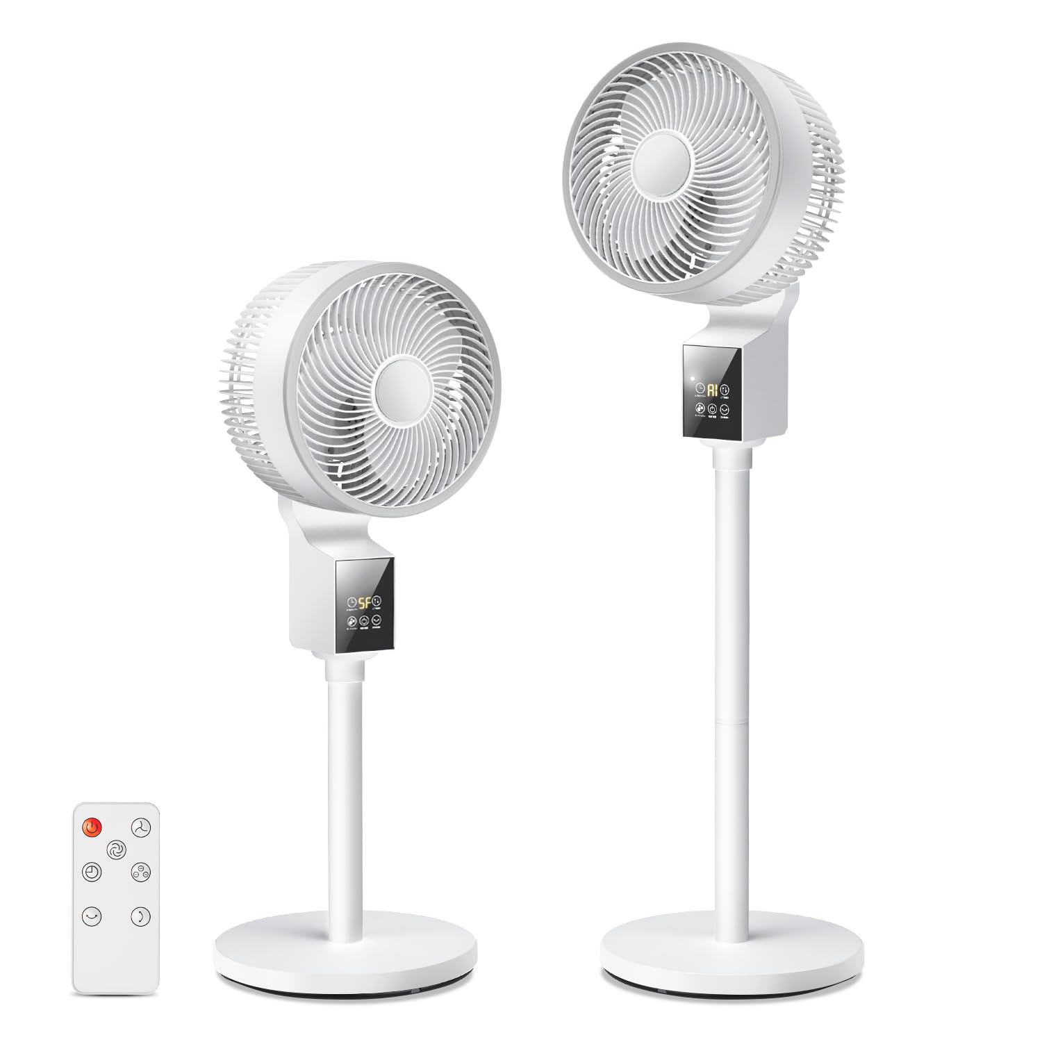 サーキュレーター 扇風機 リビング 【2025夏節電対策&AIモード&イオン空気清浄】 上下左右自動首振り 12段階風量 4つモード 暴風モード パワフル送風 静音 せんぷうき DCモーター 省エネ