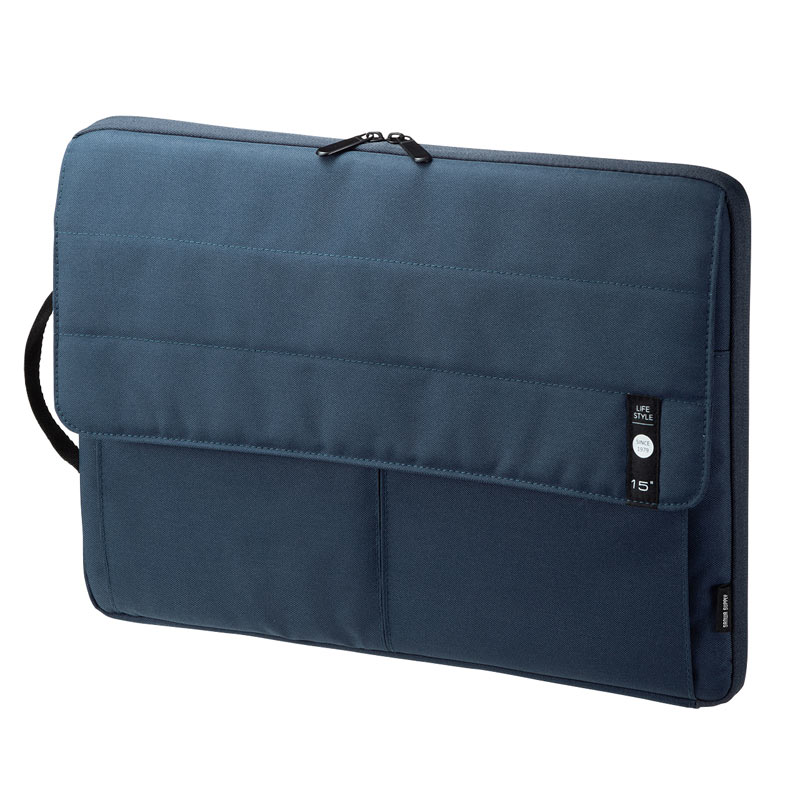 （まとめ買い）カジュアルPCインナーケース 15.6型ワイド ネイビー IN-CA15NV [x3]