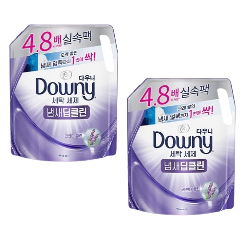 ダウニー プレミアム 洗濯洗剤 液体型 ニオイディープクリーン ラベンダークリーン 詰替型 2.2L 2個 通常ドラム兼用