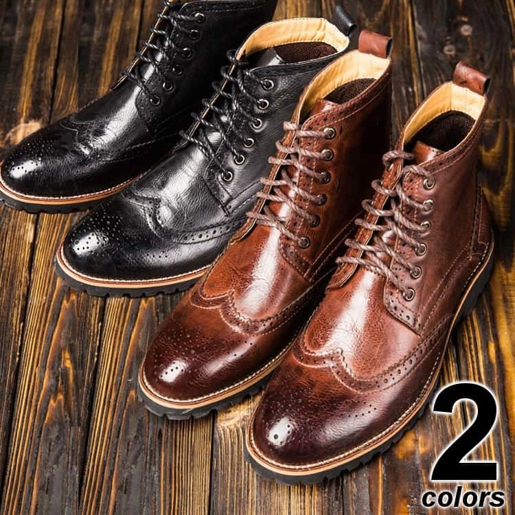 カントリーブーツ [2色] メンズ レディース チェルシー レザーシューズ #Shoes37
