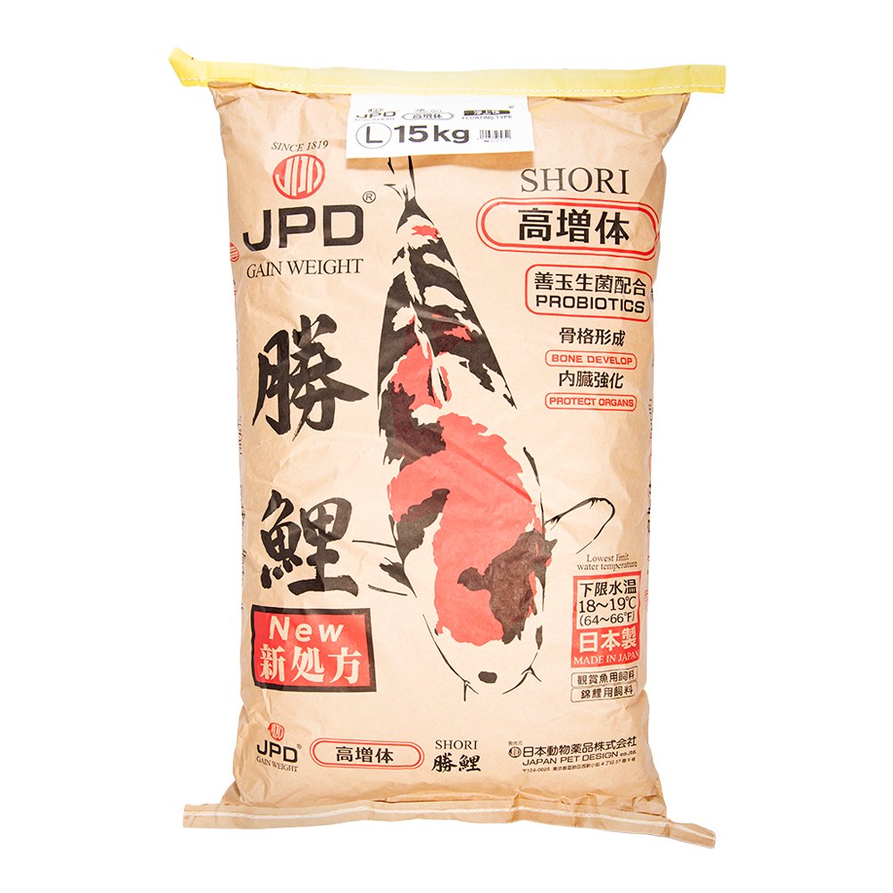 鯉の餌　日本動物薬品　ニチドウ　勝鯉　Ｌ　１５ｋｇ　ＣＲＣ10―41―70―10―00