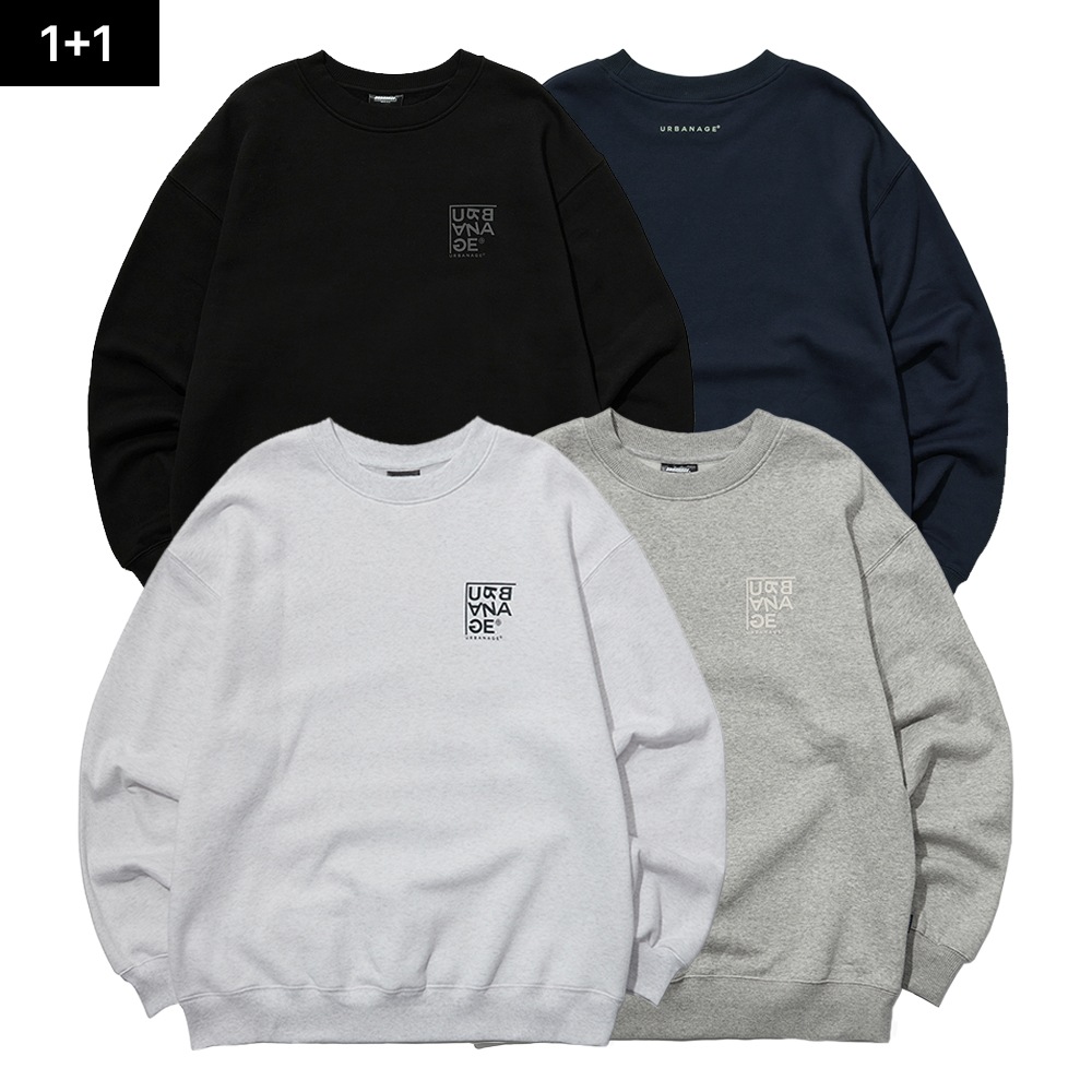 Tシャツ・カットソー [1 1] Logo Point Over Sweatshirt (4 Colors)