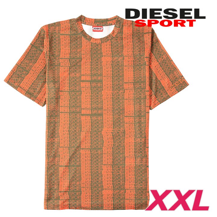 半袖Tシャツ カットソー メンズ AMTEE-LANDON-HT27 総柄ロゴプリント 吸汗速乾 die-m-t-g4-564