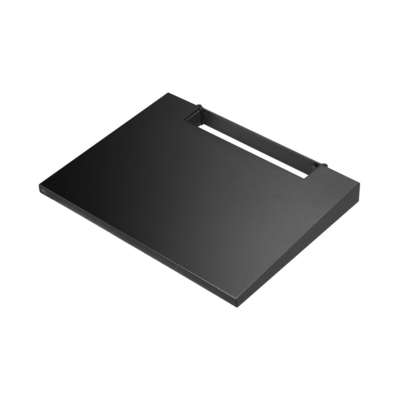 イコールズ WALL 壁寄せテレビスタンドV4専用棚板 サテンブラック 62193