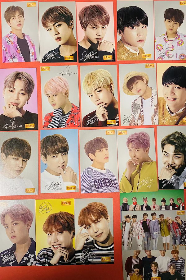 Qoo10] BTS bbq チキン トレカ 韓国限定