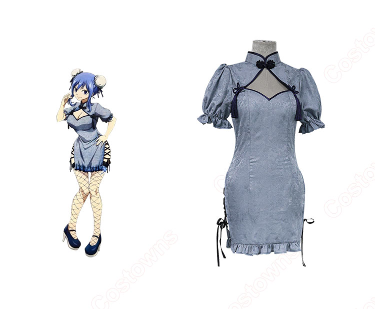 FAIRY TAIL ジュビア ロクサー チャイナ服 コスプレ衣装 オーダメイド可 9,872円