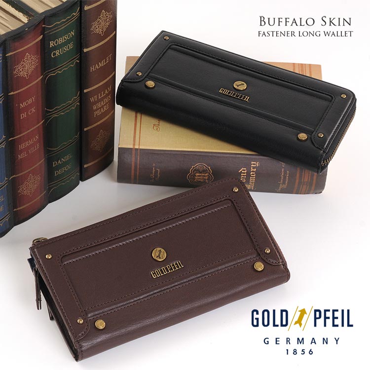 [GOLDPFEIL]バッファローレザーL字長財布