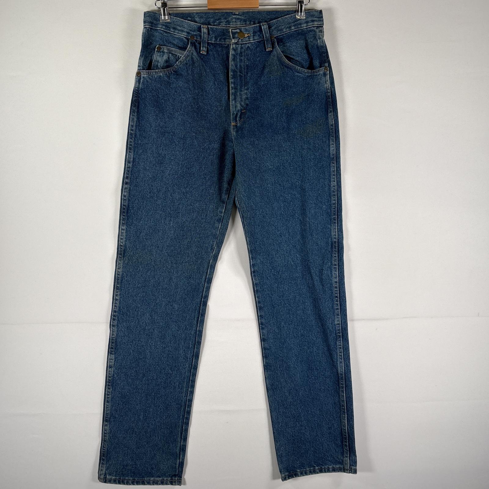 古着 デニムパンツ デッドストック タグ付 ブルーデニム ジーパン ジーンズ ストレート w32 L34 ブルー系 メンズ