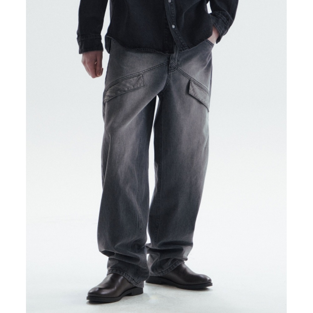 CHOWOO ダートカチオンパンツ-ブラック（男性）