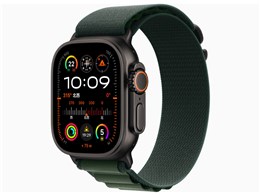 Apple Watch Ultra 2 GPS+Cellularモデル 49mm MX4R3J/A [ブラック・ダークグリーンアルパインループ M]