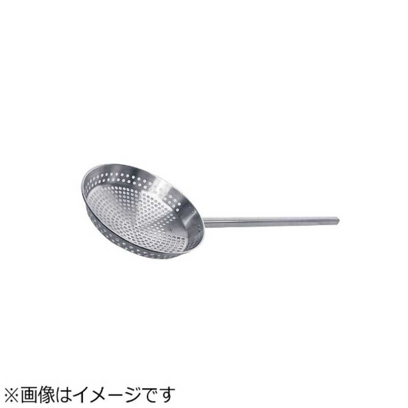 ハセガワ　ステンレス 一体型 角柄網ひしゃく 径25cm・柄長40cm 　AHS3701
