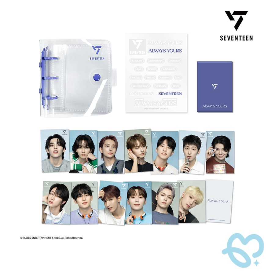 【公式/国内発送】SEVENTEEN 3D LENTICULAR MINICARD＆BINDER (ALWAYS YOURS Ver.2)ミニカード バインダー グッズ　13種