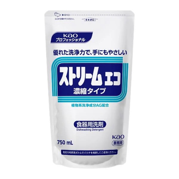 花王　ストリームエコ　濃縮タイプ　750ml　4袋×4箱入【取り寄せ商品・即納不可・代引き不可・返品不可】