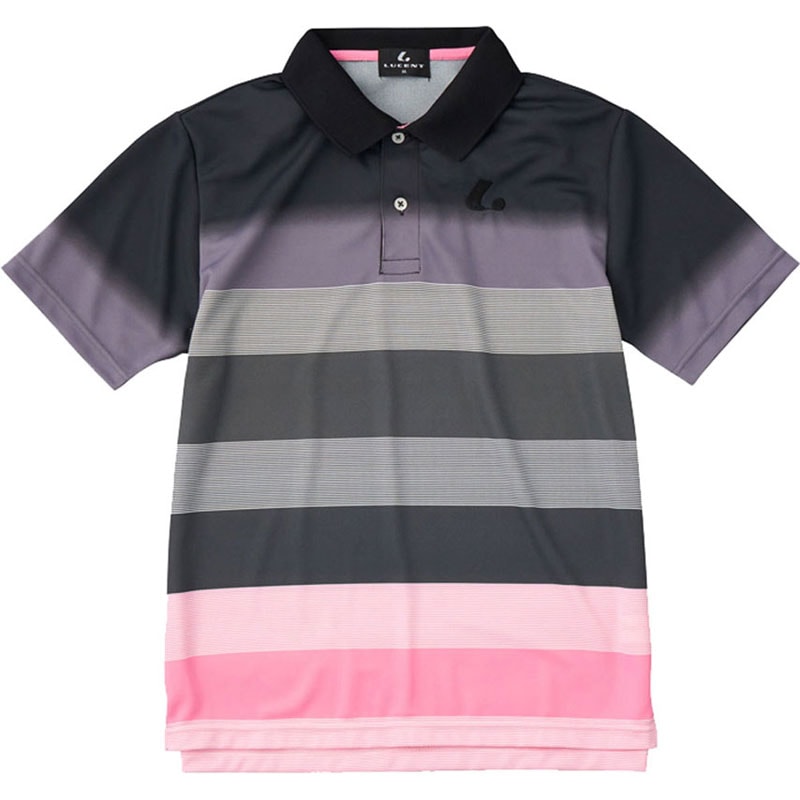 LUCENT(ルーセント) Uni ゲームシャツ ブラック テニス ゲームシャツ (xlp8559)