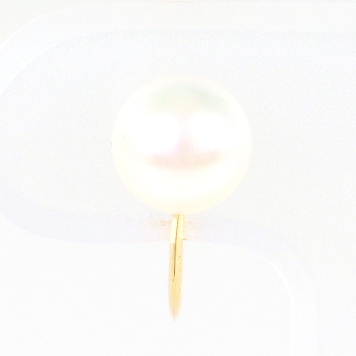 K18 18金 YG イエローゴールド イヤリング(片耳) パール（真珠） 総重量約0.9g ジュエリー 中古