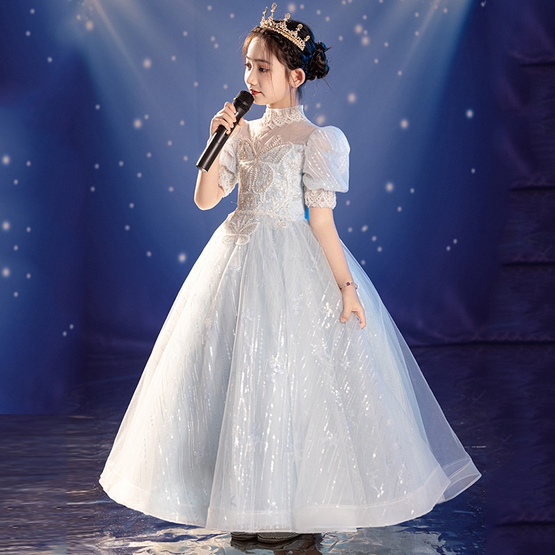 子供のドレスガールズガールズバースデービッグチルドレンパフォーマンスモデルショーステージパフォーマンスホスト