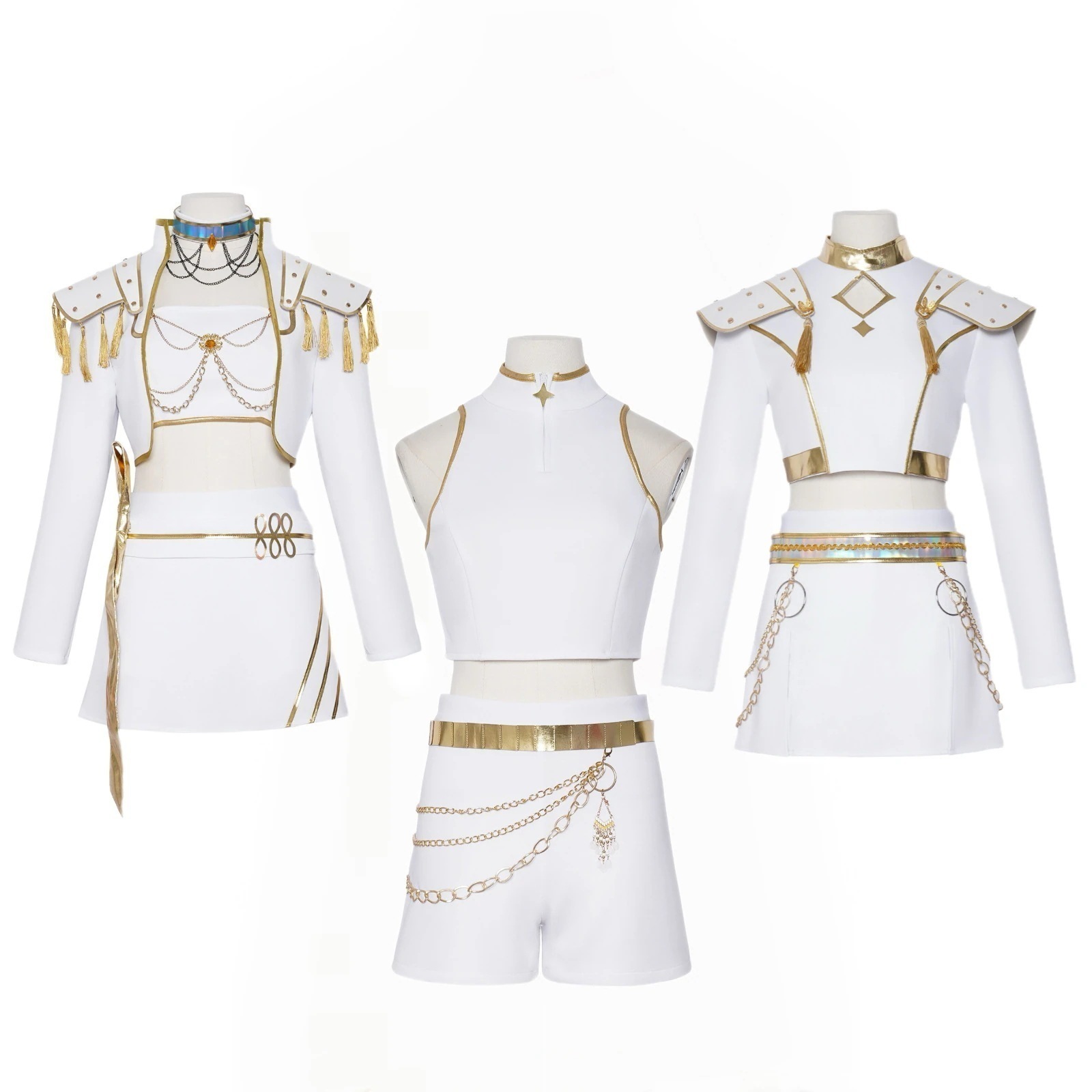 魔女狩り団cos服ルミゾイミラコスプレ白コスチュームアニメ二次元衣装