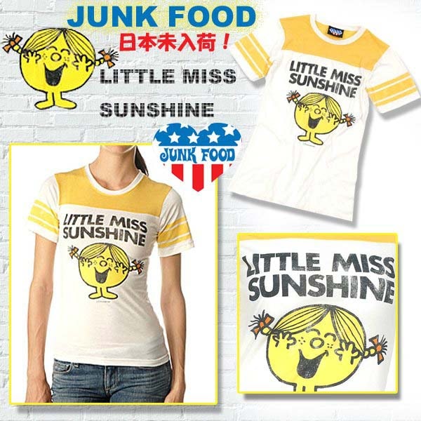 JUNK FOOD　ジャンクフード　リトルミス サンシャイン　半袖　Tシャツ