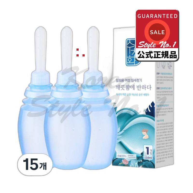 使い捨て質洗浄機女性清浄剤110ml 15個