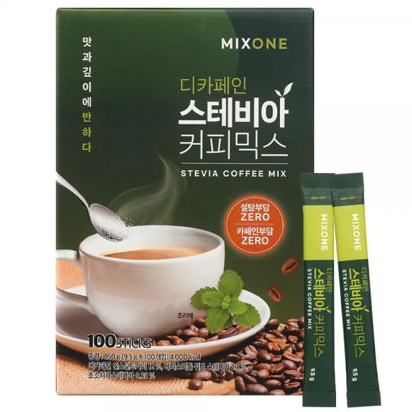 ミックスワン デカフェ ステビア コーヒーミックス 950g 믹스원 디카페인 스테비아 커피믹스 950g