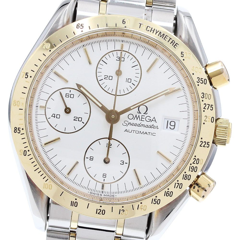 ベルト訳あり オメガ OMEGA 3311.20 スピードマスター デイト クロノグラフ 自動巻き メンズ _914422【中古】