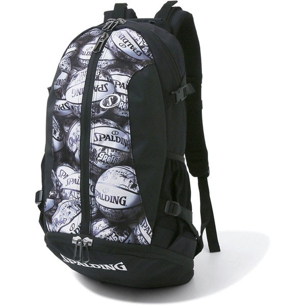 SPALDING スポルディング ケイジャー グラフィティ ホワイト 40-007GW バスケット バッグ 40007GW