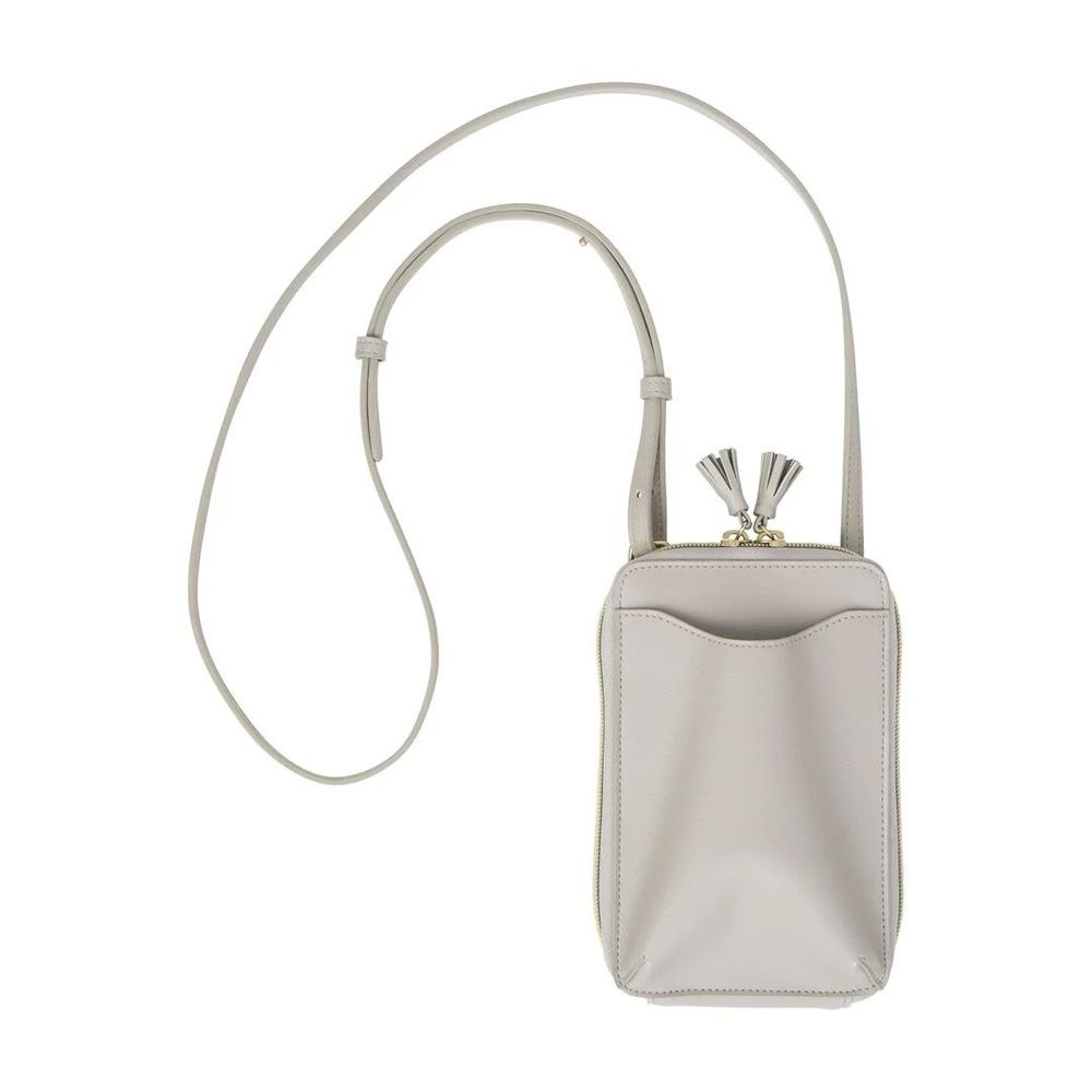 （まとめ買い）Laffite（ラフィット） スマホポーチ 2台収納可能 ペールグレージュ LF006BE [x3]