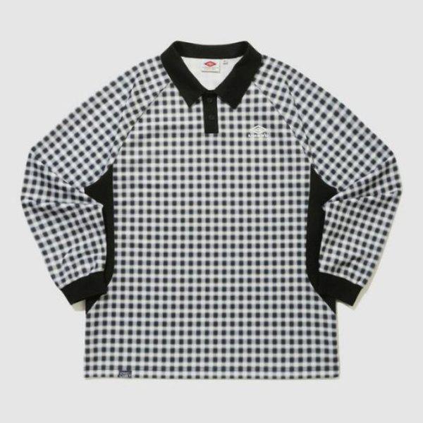 長袖Tシャツ LQC UQ121CRJ21-GRN1 HBL ブリティッシュカジュアルゲームシャツ GREEN