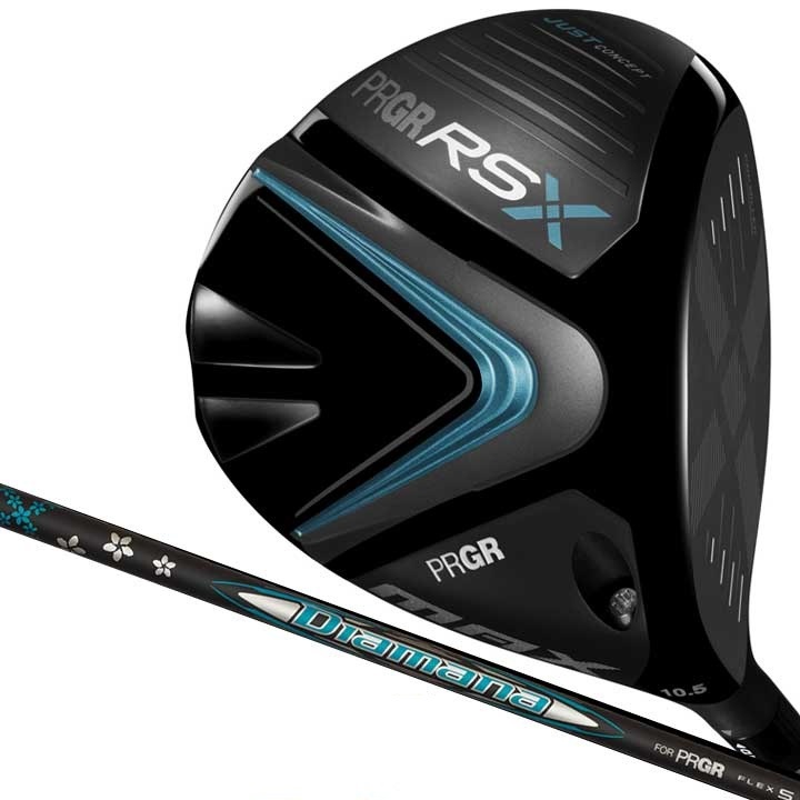 RS X シリーズ RS MAX ドライバー 2024 ロフト：9.5度 フレックス：S（M-43） シャフト：ディアマナ Diamana FOR PRGR 日本仕様 アールエス マックス DR