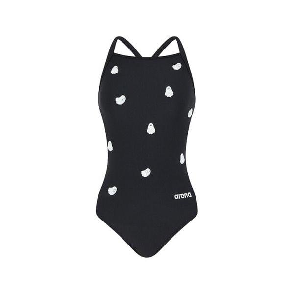 女性フラッフィーフレンド2 選手ワンピース シングルクロス ストラップバック (A5SL1CO02_BLK)