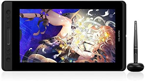 液タブ Kamvas Pro13 液晶ペンタブレット 充電不要ペン 傾き検知 8192レベル筆圧 アンチグレアガラス フルラミネーション Chrome OS 88.0以上対応 お絵かきタブレット We