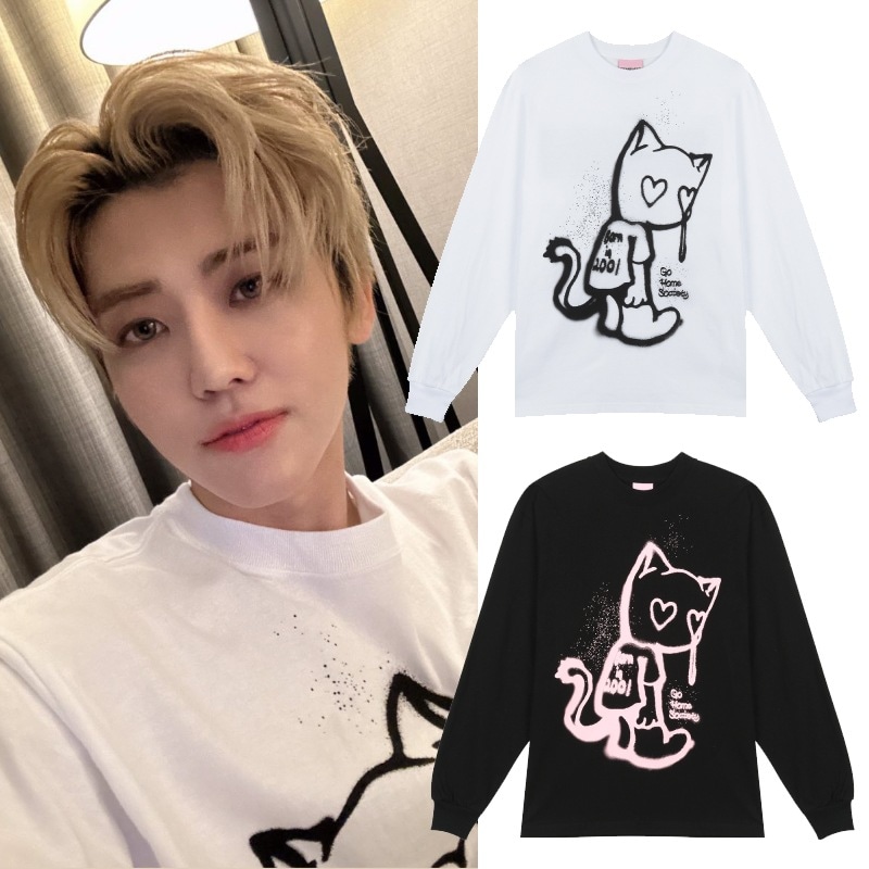 NCT Dream ジェミン着用 LOVE CRYING CAT ロングスリーブ 長袖Tシャツ