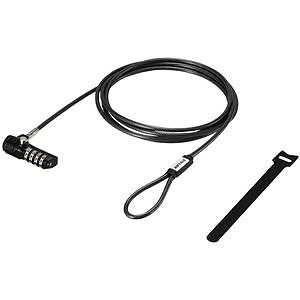 バッファロー（サプライ） 4桁ダイヤル錠+ワイヤー付 5,159円